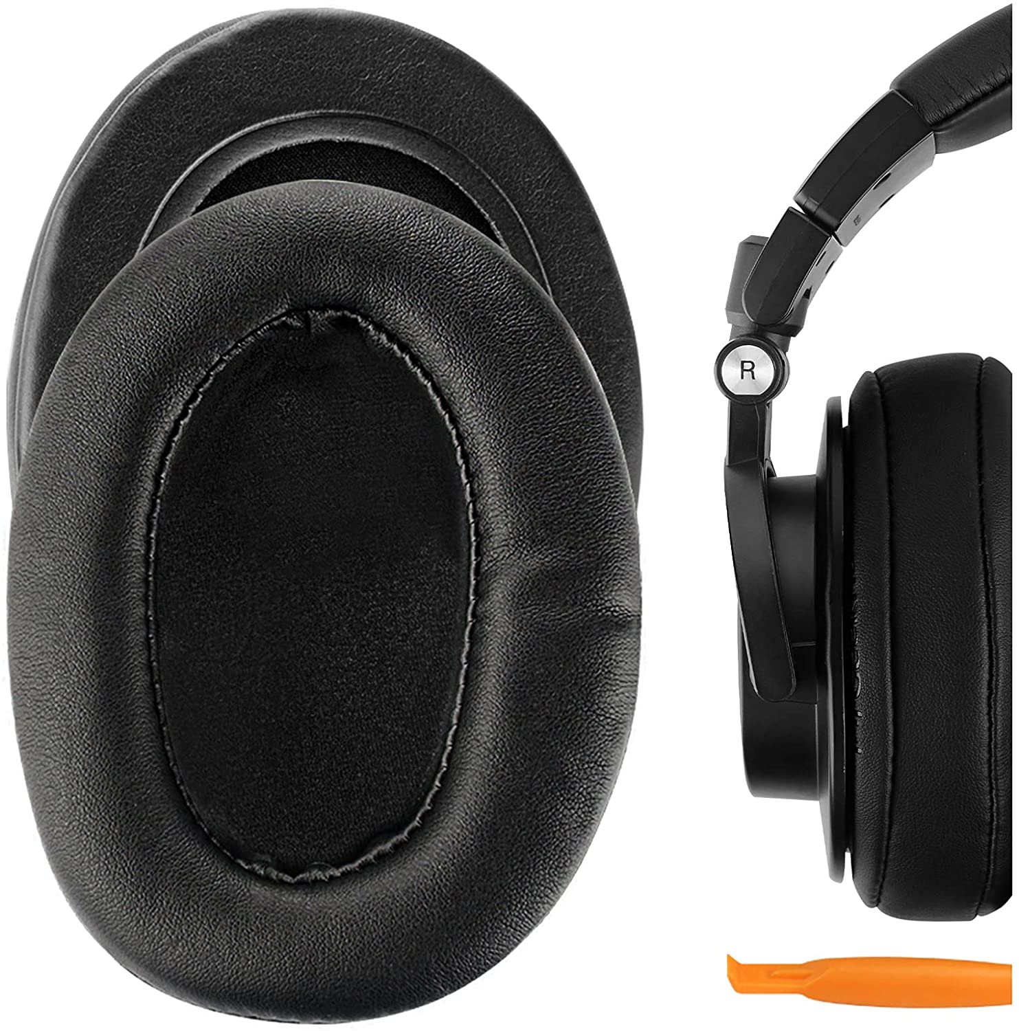 Audio Technica Headphone Ath-M20X - Bantalan Telinga Pengganti Kulit Sintetis Berkualitas