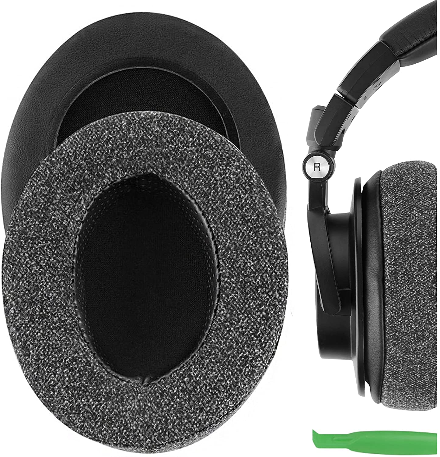 Audio Technica Headphone Ath-M20X - Bantalan Telinga Pengganti Bahan Linen yang