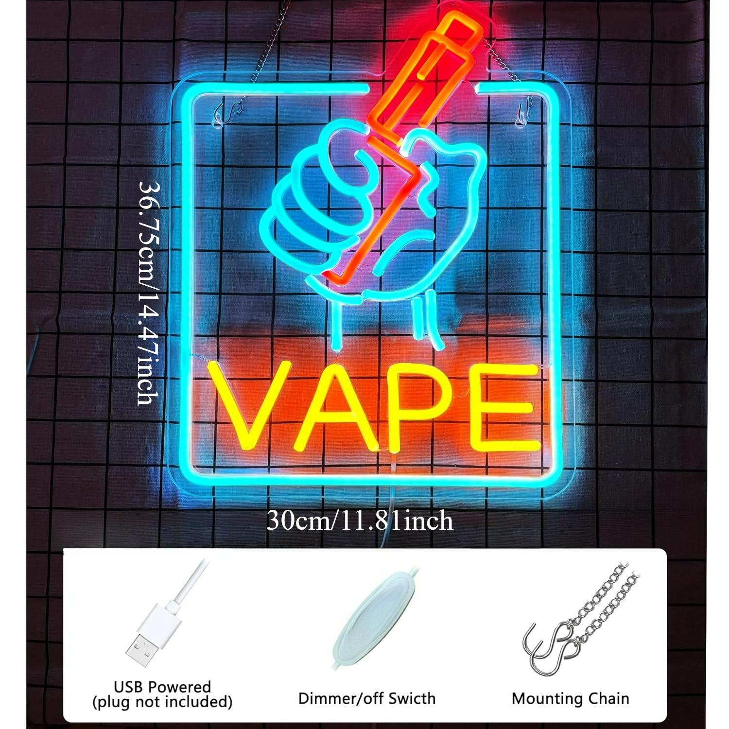 Lampu LED Neon yang Dapat Dire - Vaping Store ulasan dan harga